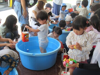 水あそびの様子1