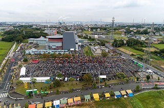 写真：ドローンによる撮影