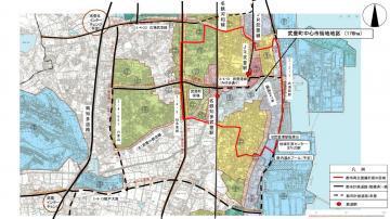 地図：都市再生整備計画位置図