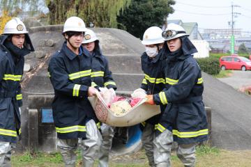 写真：実戦訓練の様子