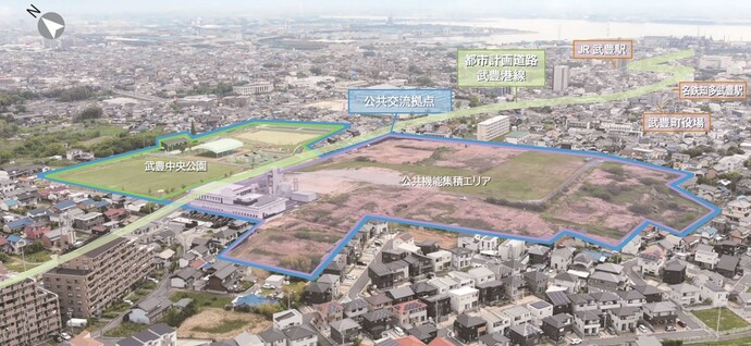 公共交流拠点位置図