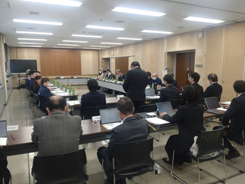 町長挨拶の様子