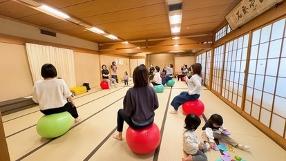 バランスボールの様子1